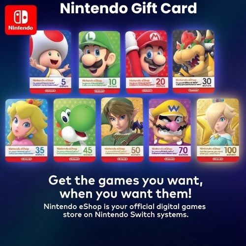 New Nintendo Gift Card Codes -20206
